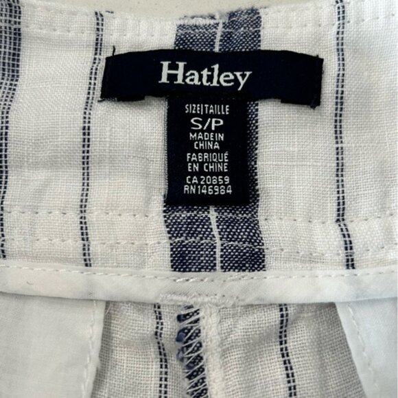 100 Linen Wide Leg Pants - Sailor Stripes - Picture 15 of 15